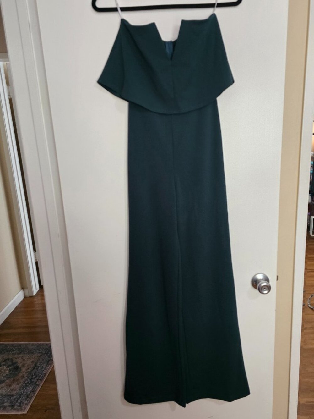 Lulu's Green Strapless Jumpsuit Size XS